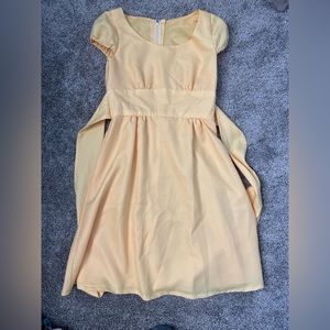 Yellow Tie Dress